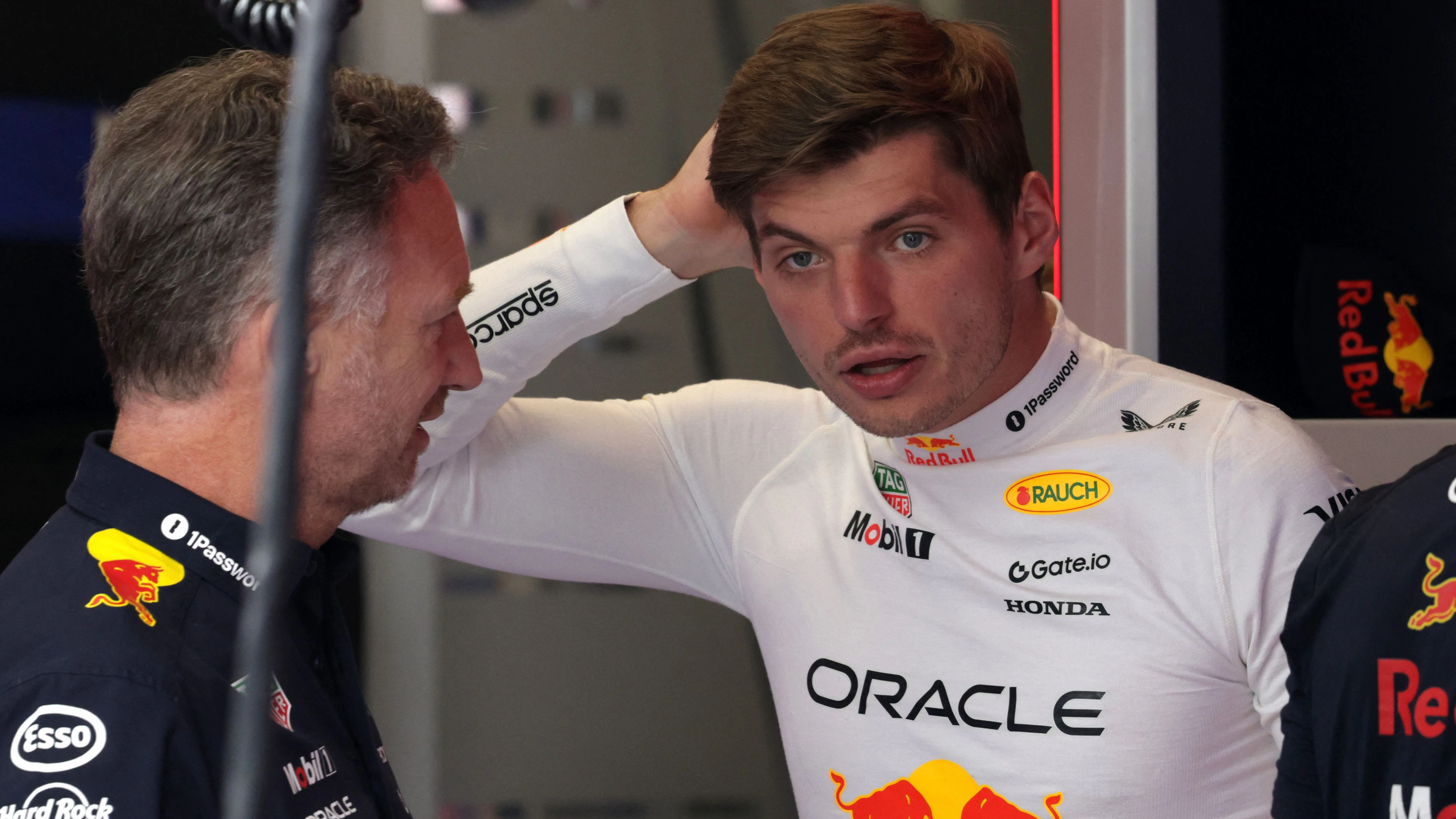 Christian Horner und Max Verstappen 2025 am Red-Bull-Ring