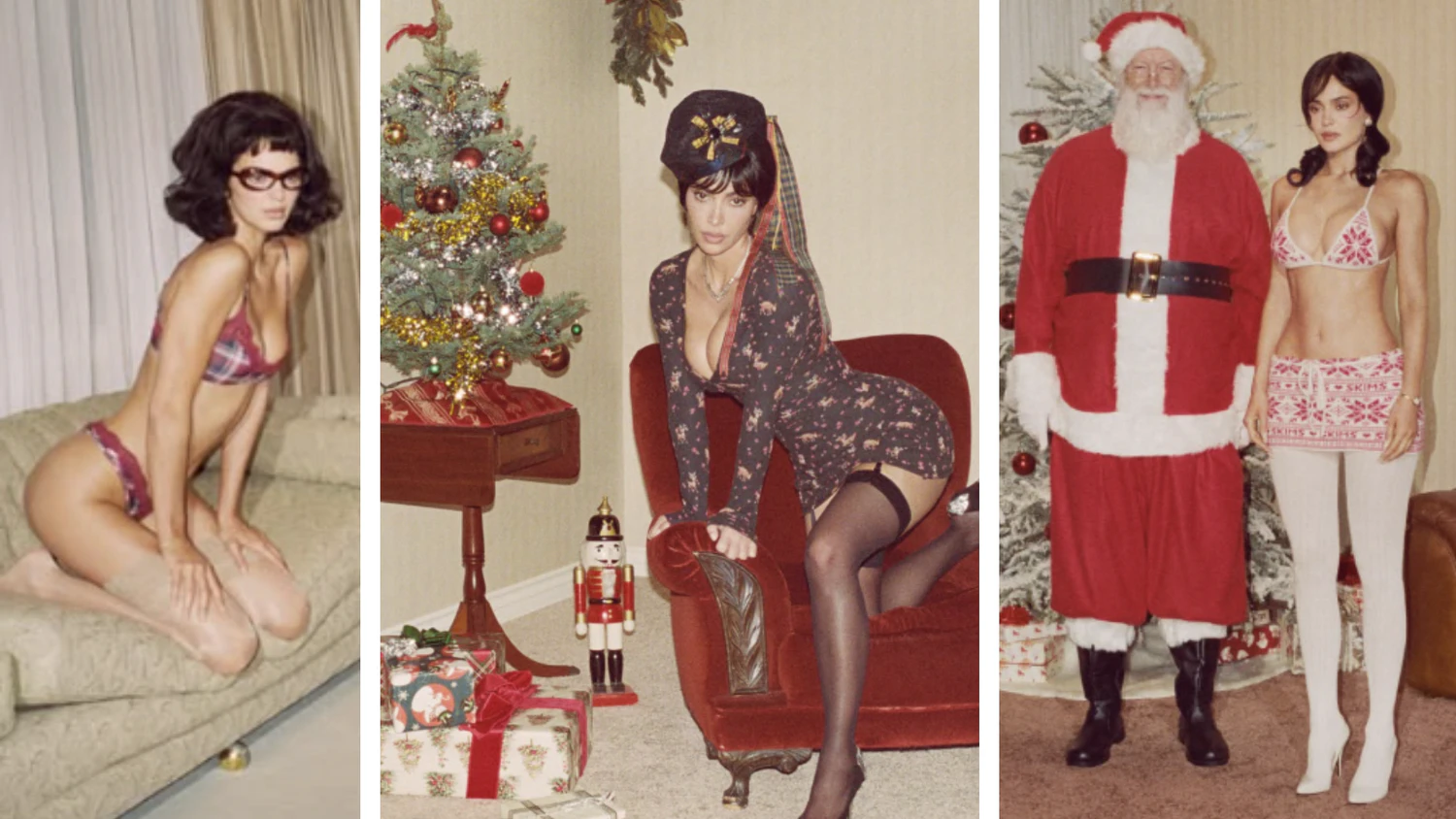 Heute.at - Heiße Weihnachten! Kardashians in sexy Unterwäsche