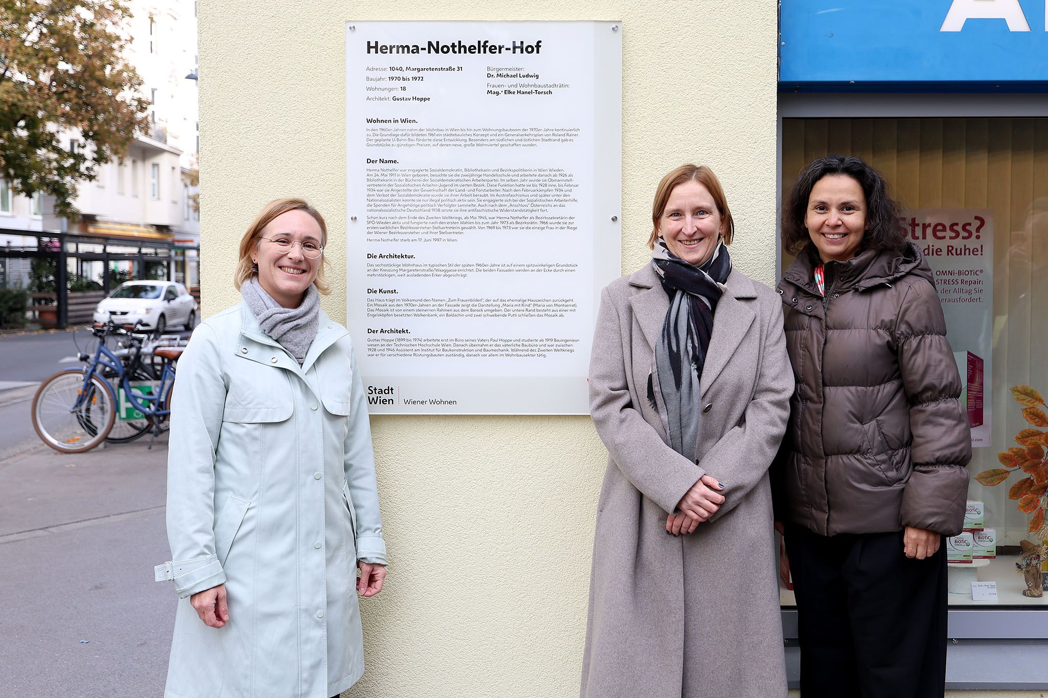 Heute.at - Gemeindebau trägt jetzt Namen einer mutigen Frau