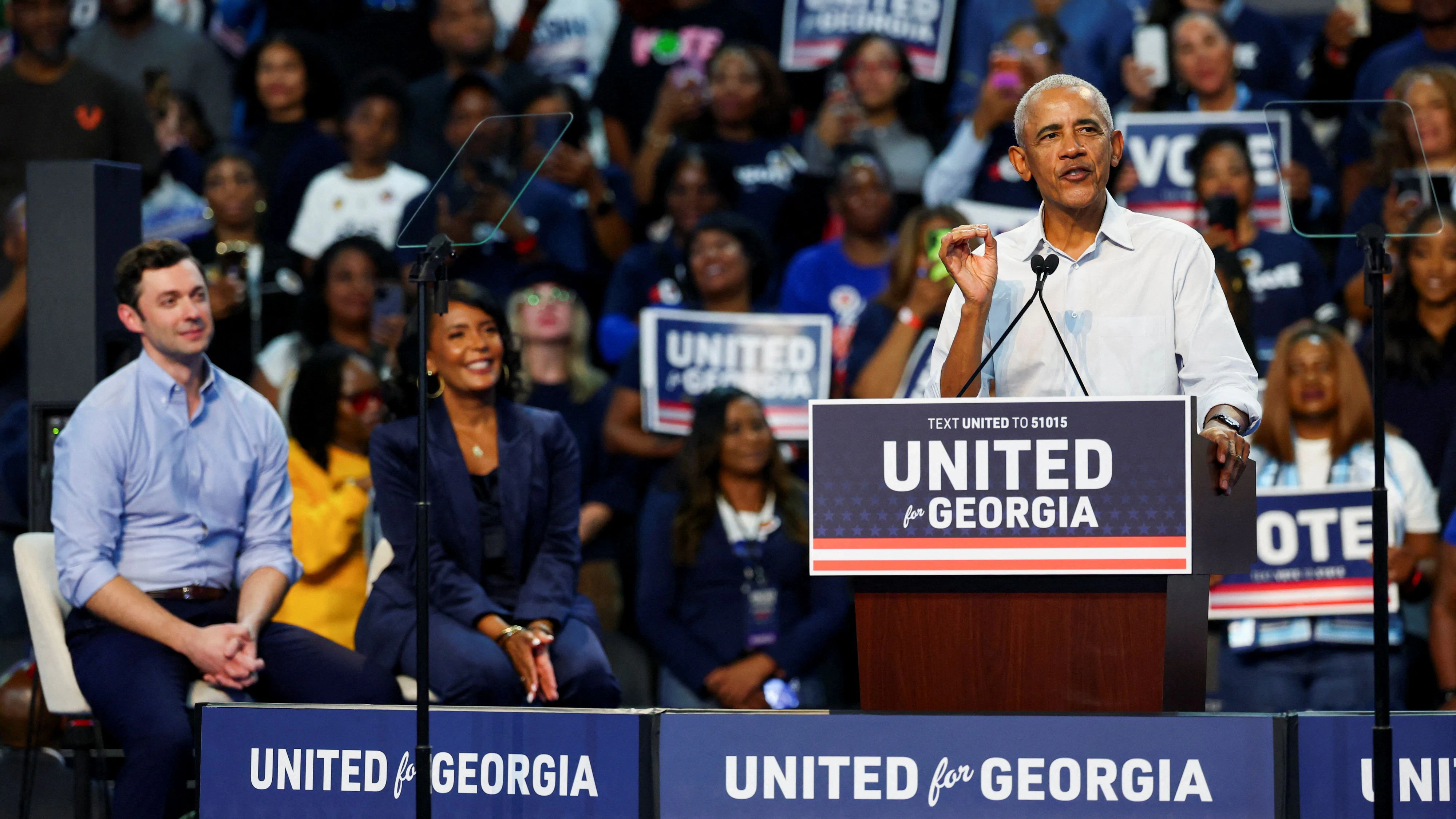 Barack Obama hat Trump erneut verspottet.