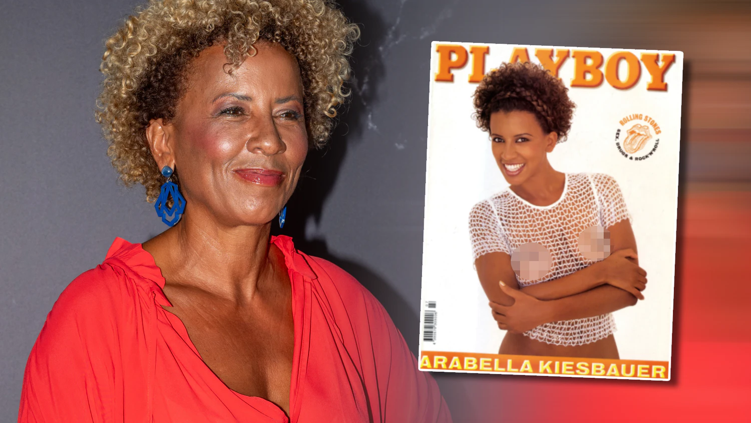 Arabella Kiesbauer zog sich in den 90er-Jahren für den "Playboy" aus.