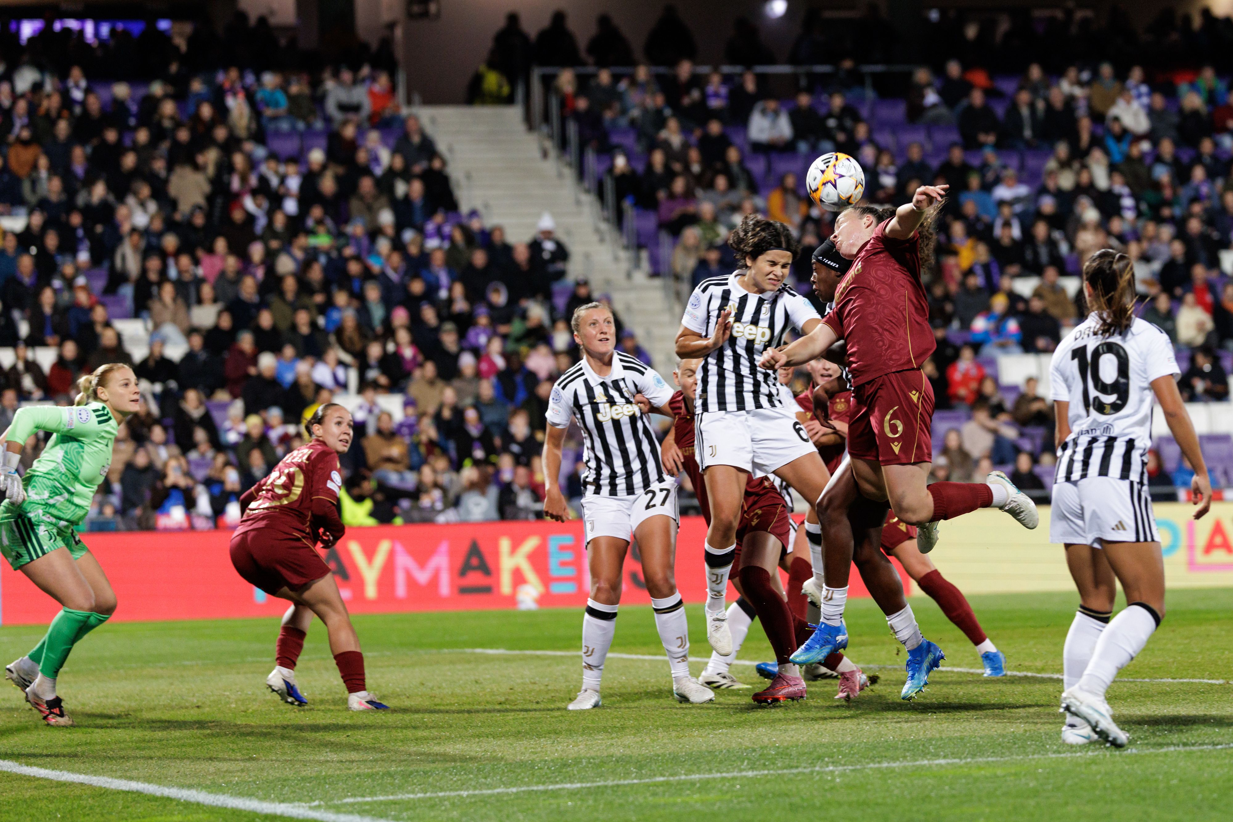 Die Frauen der Wiener Austria im Champions-League-Duell gegen Juventus Turin. 