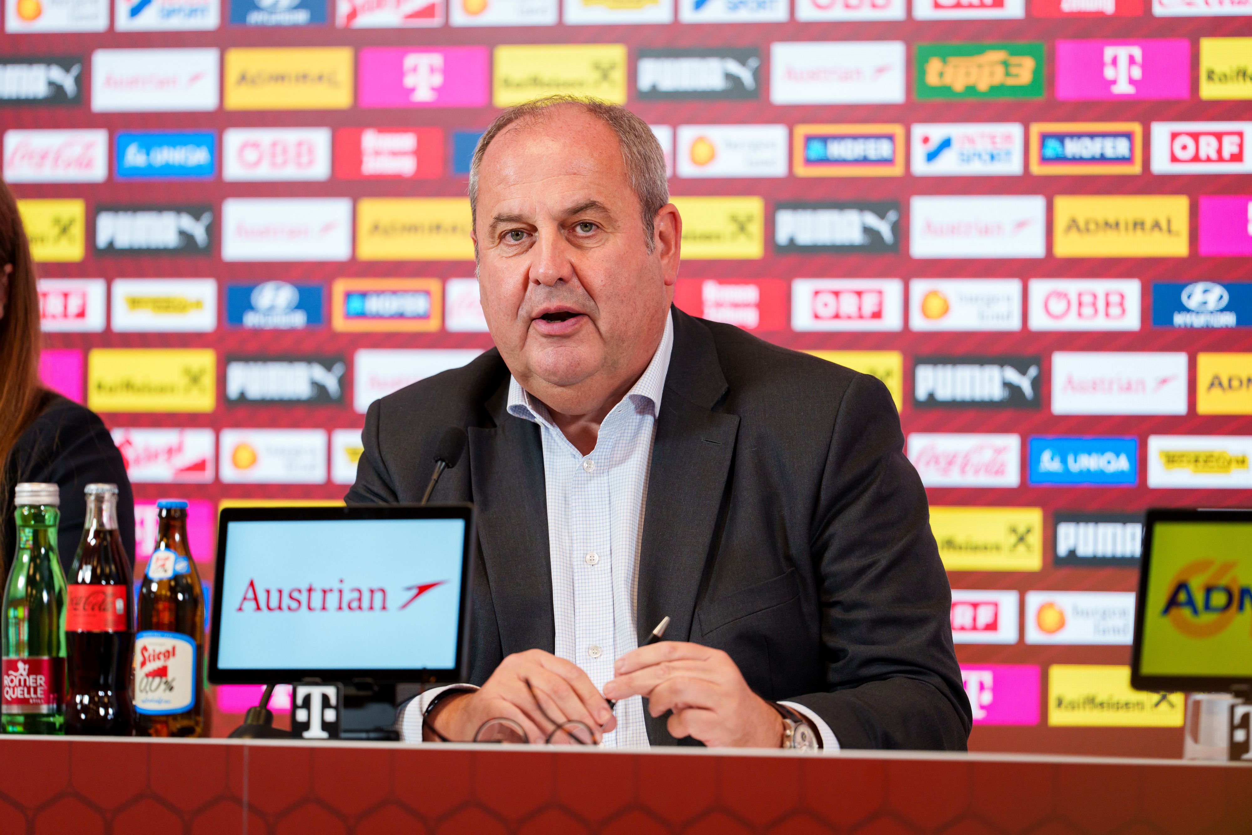 ÖFB-Aufsichtsratsvorsitzender Josef Pröll. 