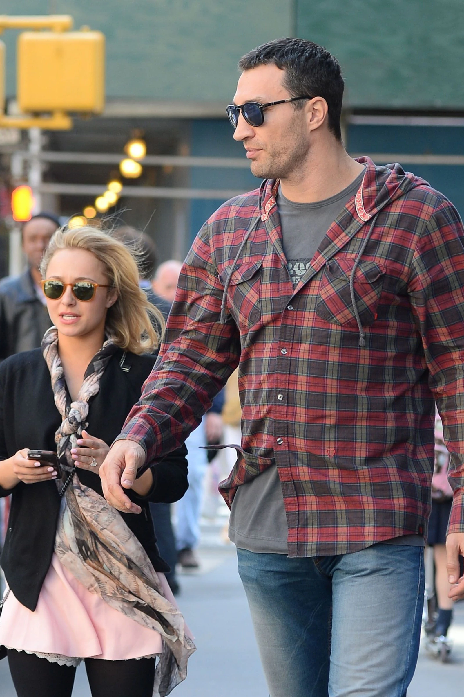 Hayden Panettiere 2014 mit Wladimir Klitschko in New York. Die beiden hatten von 2009 bis 2018 eine On-Off-Beziehung, die gemeinsame Tochter lebte danach bei ihrem Vater
