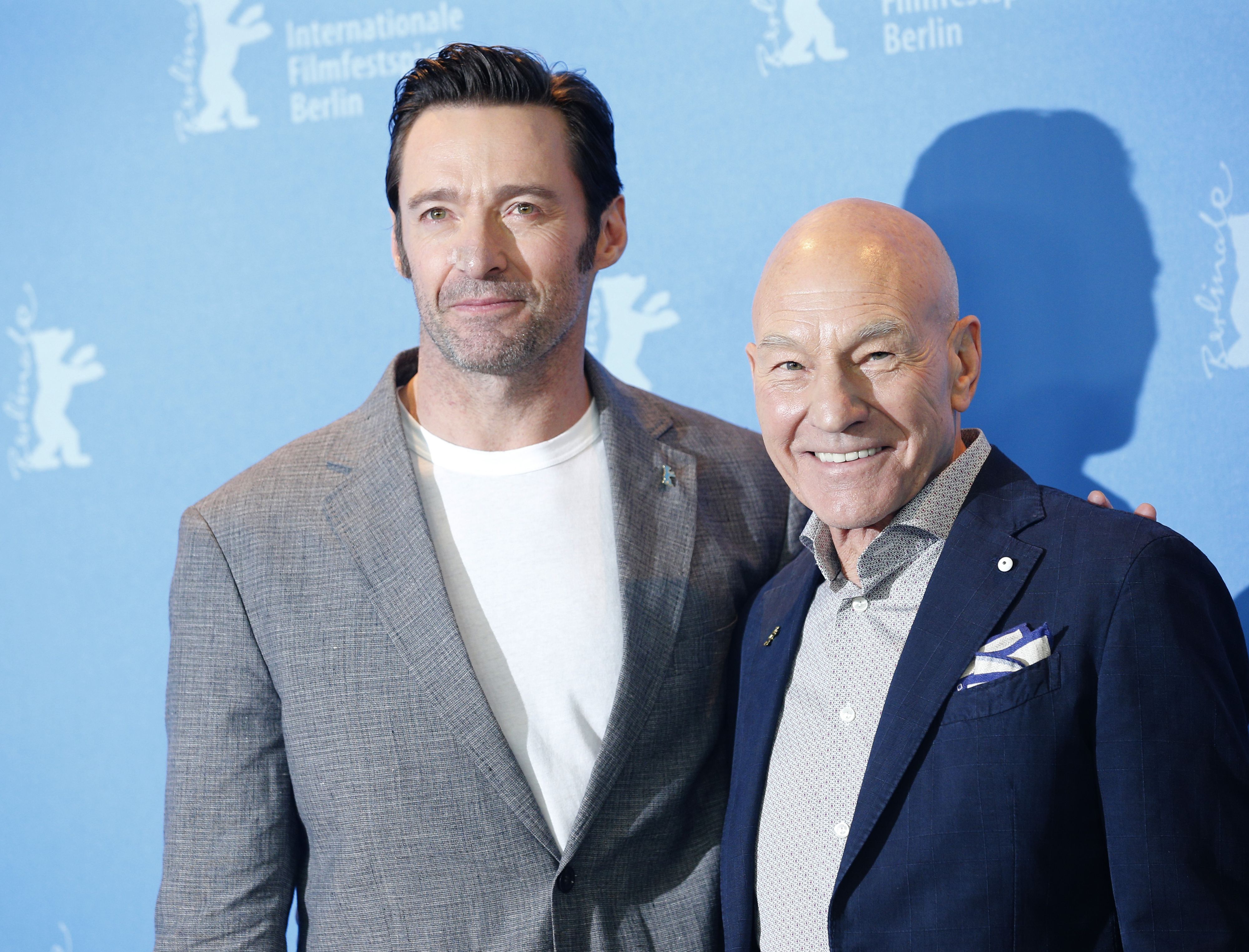 Hugh Jackman (L) und Patrick Stewart