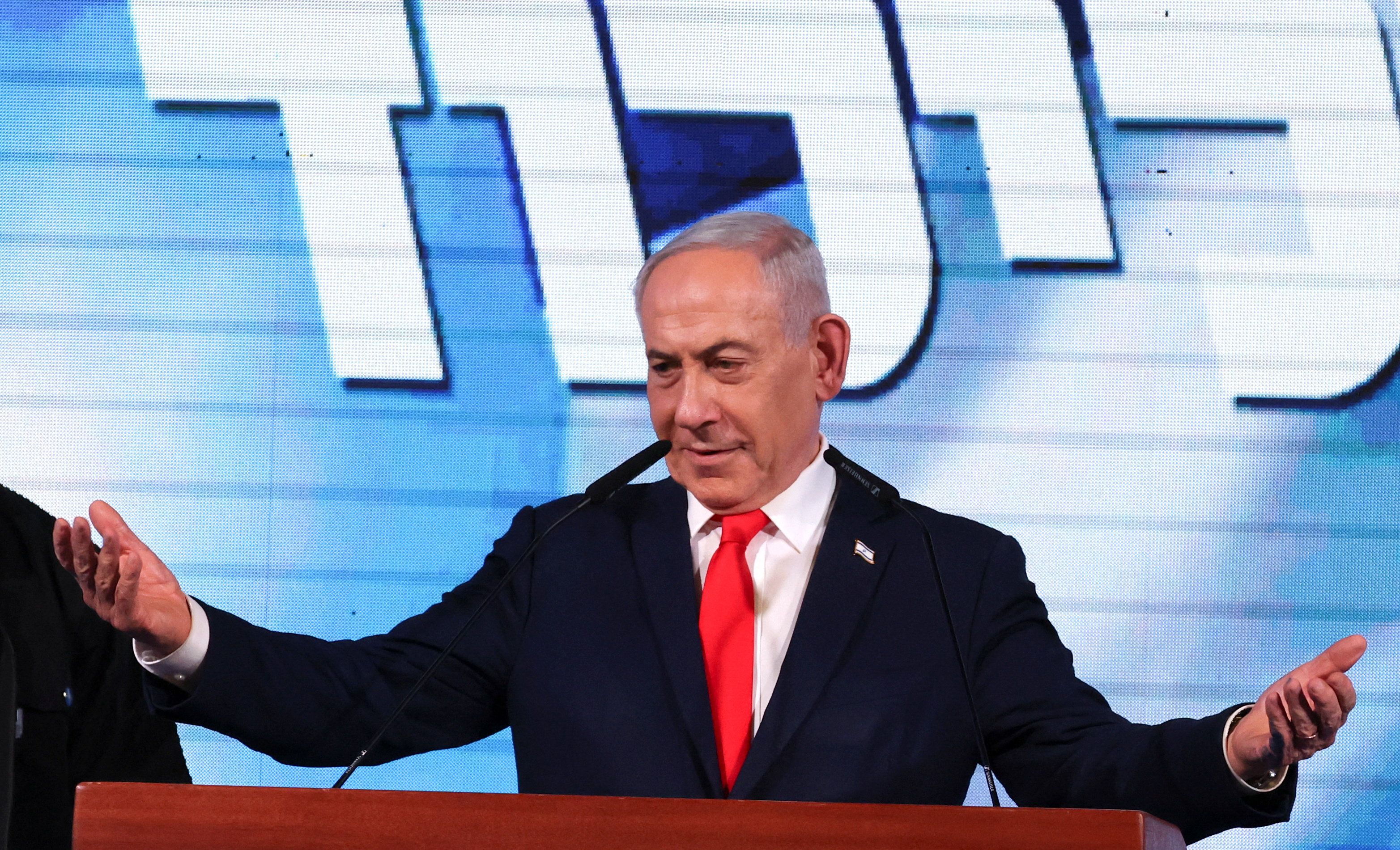 Die Likud-Partei von Premierminister Benjamin Netanjahu muss bei der Parlamentswahl Verluste hinnehmen.