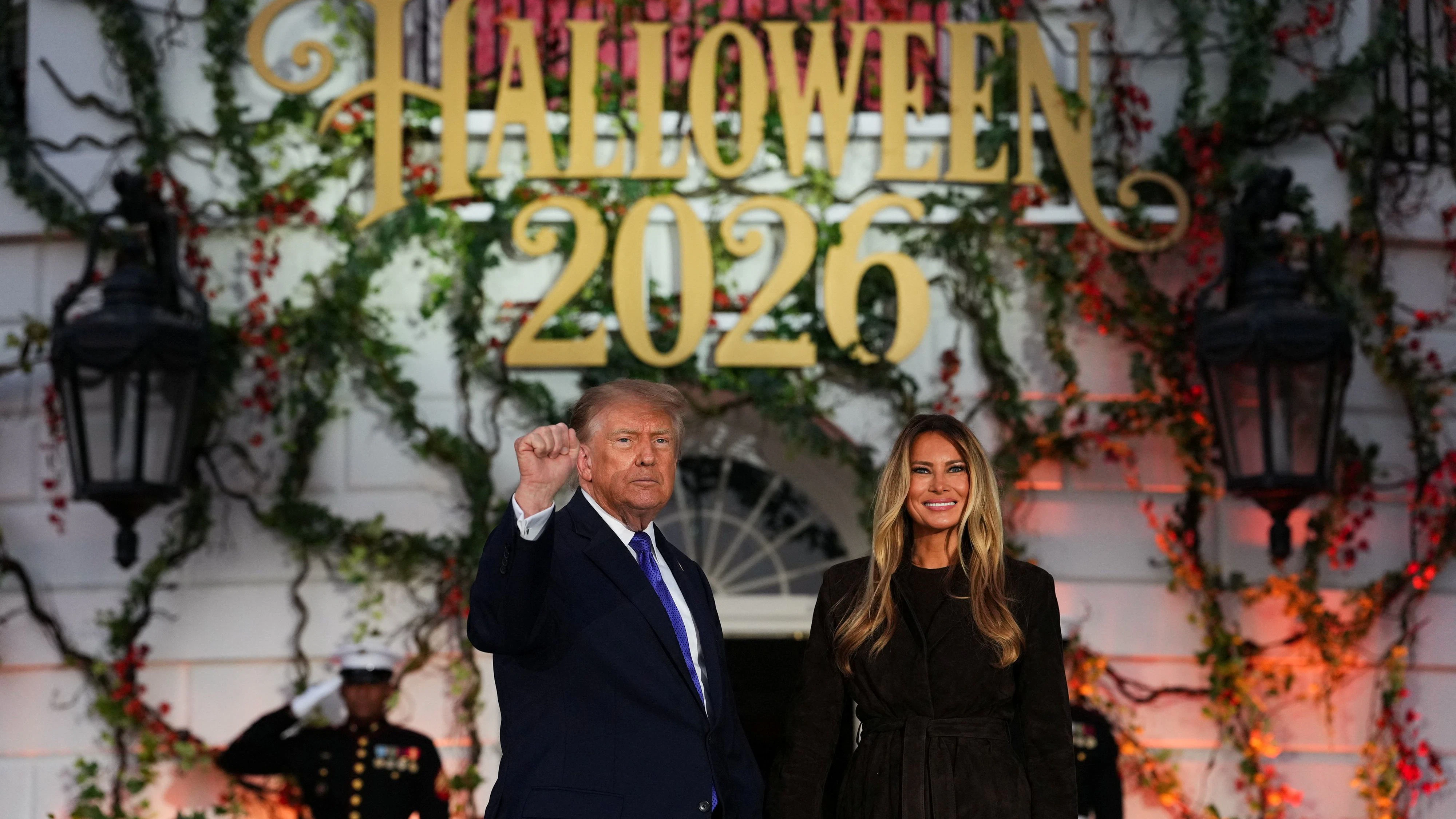 US-Präsident Donald Trump schmiss eine Halloween-Party.