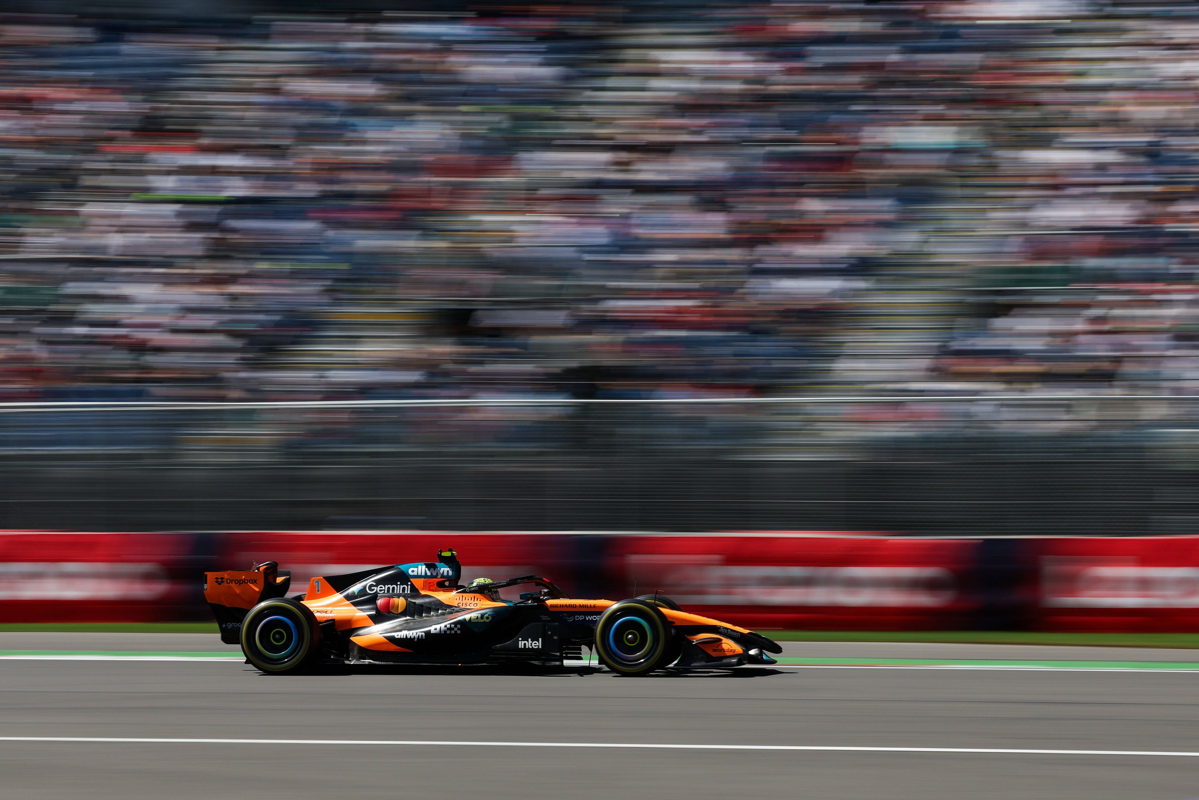 Lando Norris fuhr zur Trainingsbestzeit. 